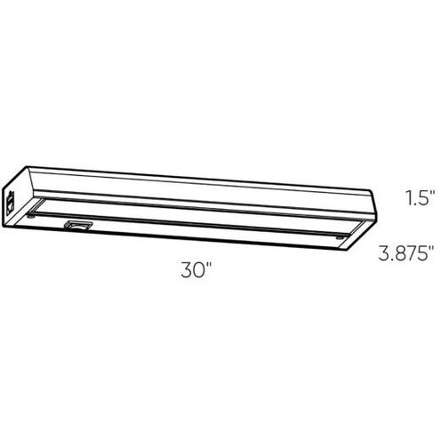 ProLed LED 30 inch White Linear Ceiling Light, Under Cabinet Light