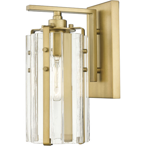 Alverton 1 Light 5 inch Rubbed Brass Wall Sconce Wall Light