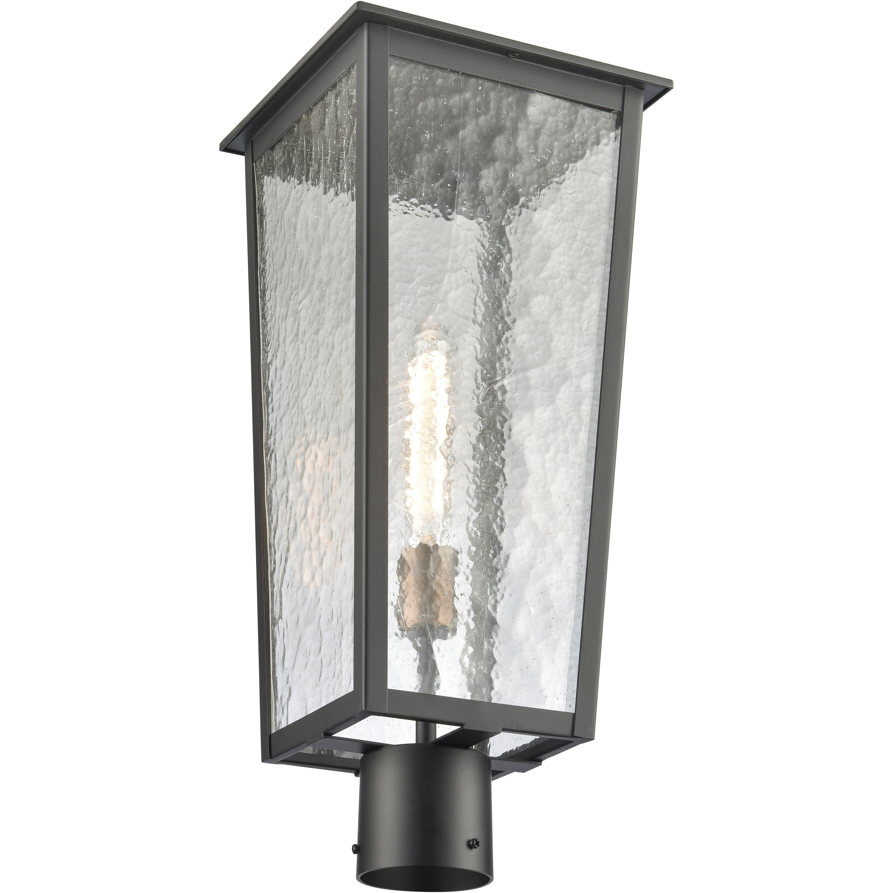 Marquis 1 Light 22.5 inch Matte Black Outdoor Post Light