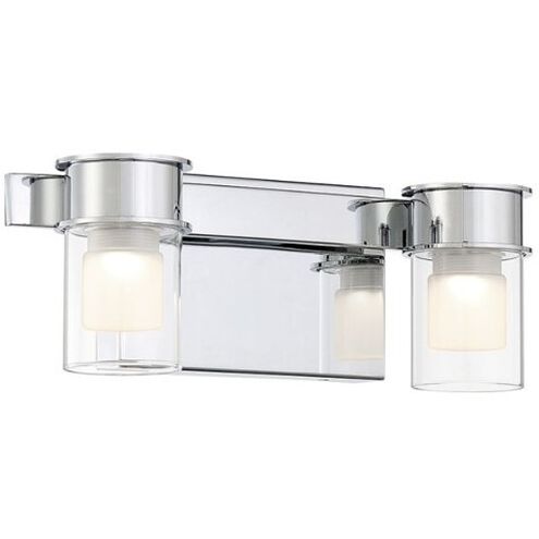 Herald Square LED 13 inch Chrome Bath Light Wall Light