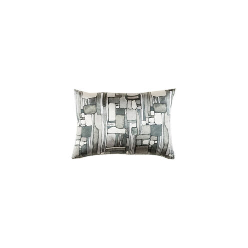 Natural Affinity 19 X 13 inch Cream and Light Gray Throw Pillow