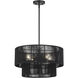 Acordia 4 Light 20 inch Black Pendant Chandelier Ceiling Light