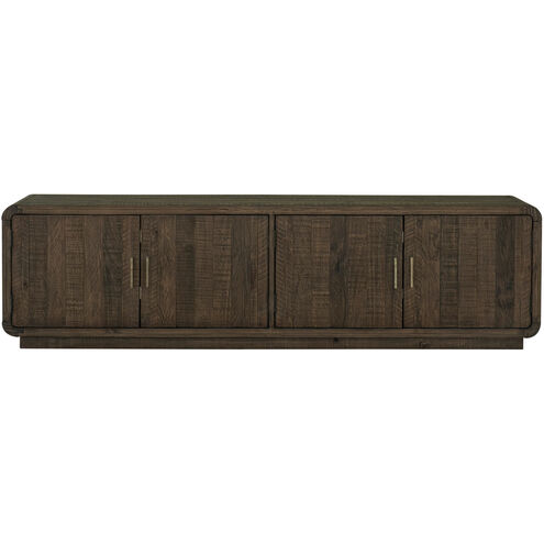 Monterey 83 inch Brown Media Cabinet