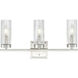 Iversen 3 Light 21 inch Brushed Nickel Vanity Light Wall Light