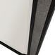 Chantel 77.75 X 37 inch Clean Mirror and Antique Mirror with Black Forged Iron Mirror