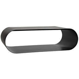 Hera 48 X 24 inch Matte Black Coffee Table
