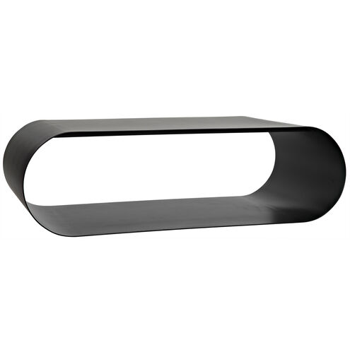 Hera 48 X 24 inch Matte Black Coffee Table