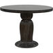 Portobello 40 X 40 inch Hand Rubbed Black Dining Table