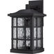 Stonington 1 Light 16 inch Mystic Black Outdoor Wall