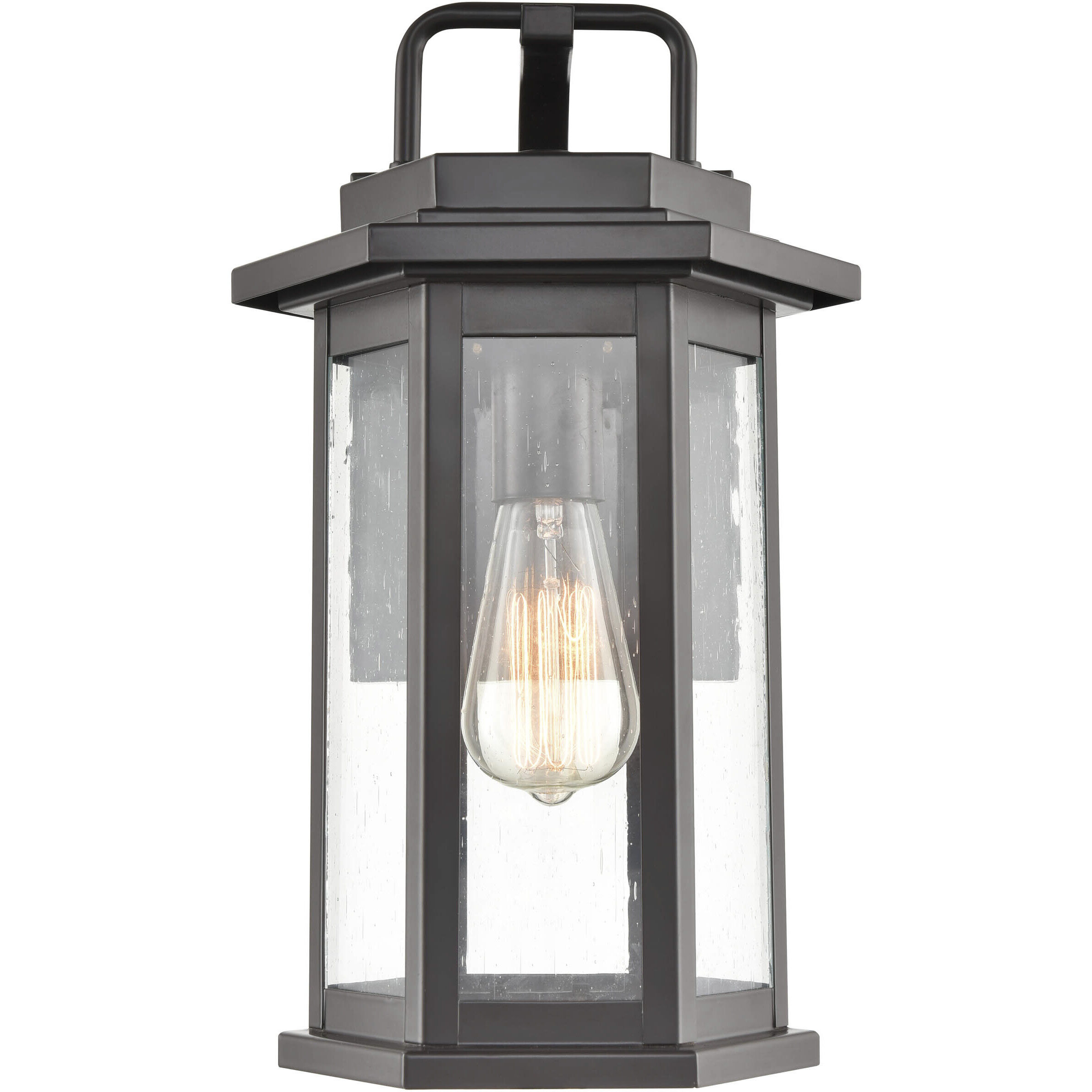 Ellis 1 Light 15 inch Powder Coated Bronze Outdoor Wall Sconce