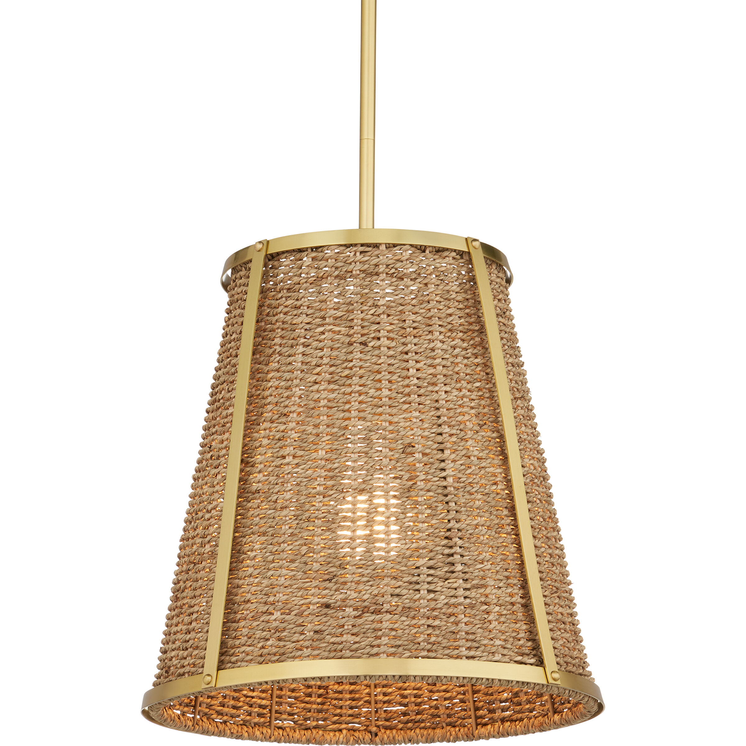 Polished brass pendant light sale