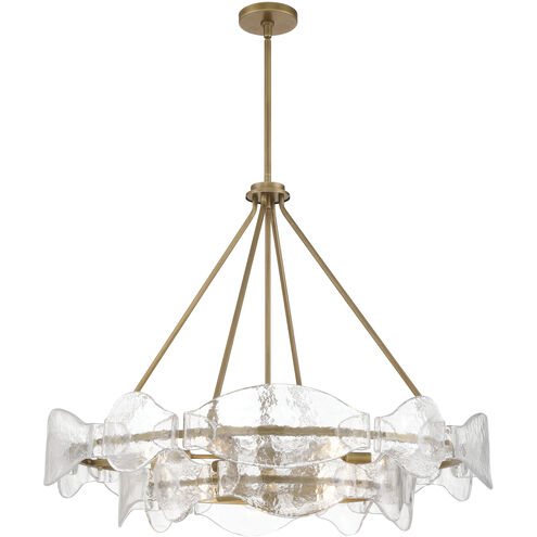 Elora 12 Light 35.75 inch Legacy Brass Pendant Ceiling Light
