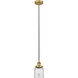 Edison Bell 1 Light 5 inch Brushed Brass Mini Pendant Ceiling Light