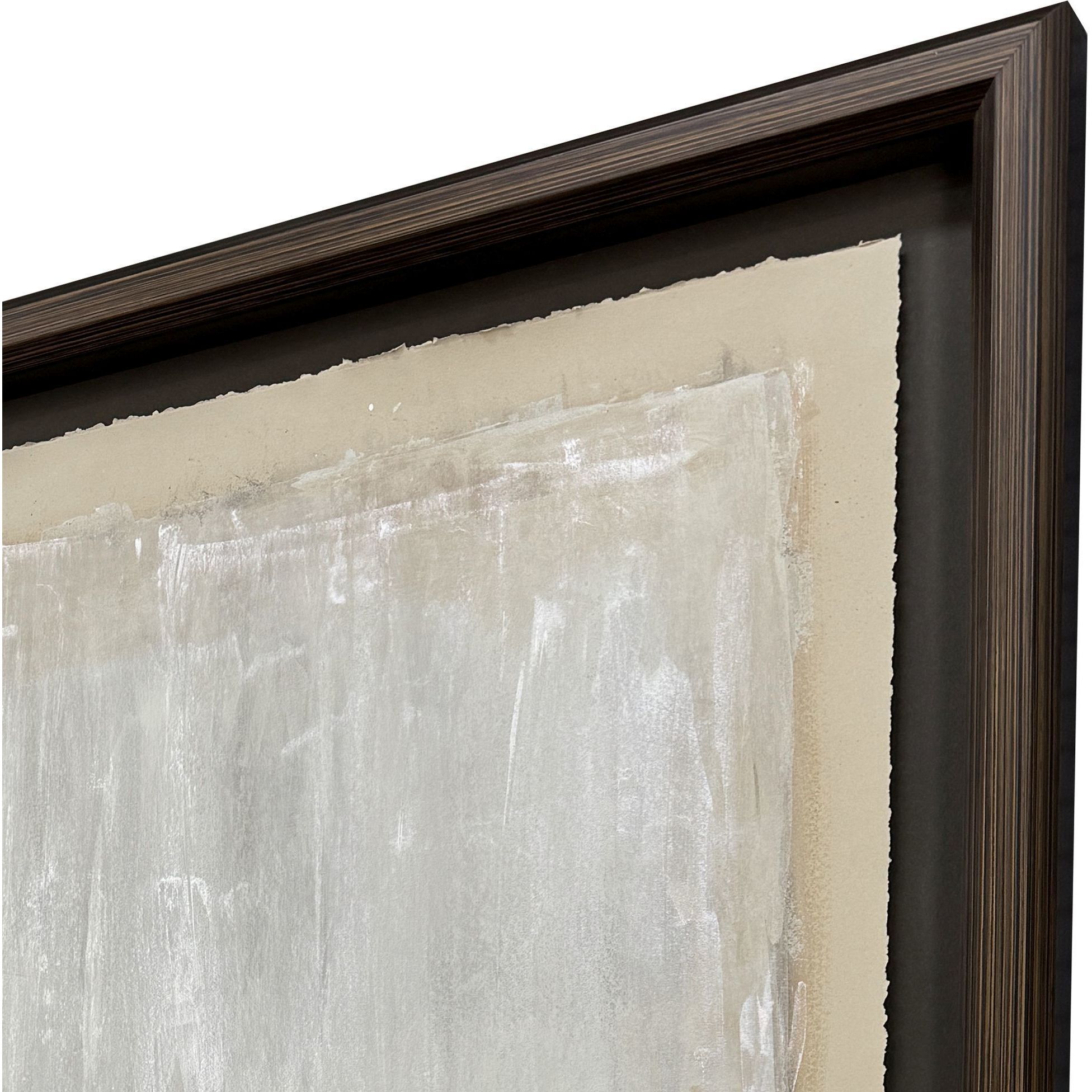 Neutral Bliss Beige and Brown and Metallic Framed Art, The Studio