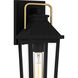 Buckley 1 Light 15 inch Matte Black Outdoor Wall Lantern