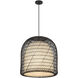 Alora Mood Bondi 1 Light 20.13 inch Matte Black Pendant Ceiling Light