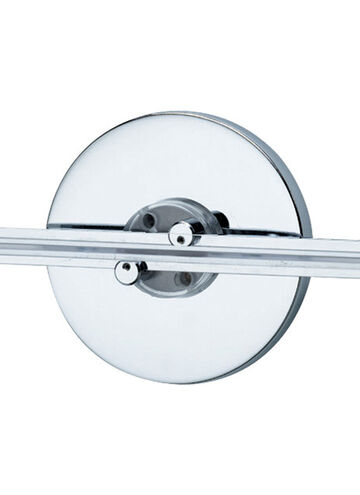 MonoRail Satin Nickel Rail Single-Feed Canopy Ceiling Light