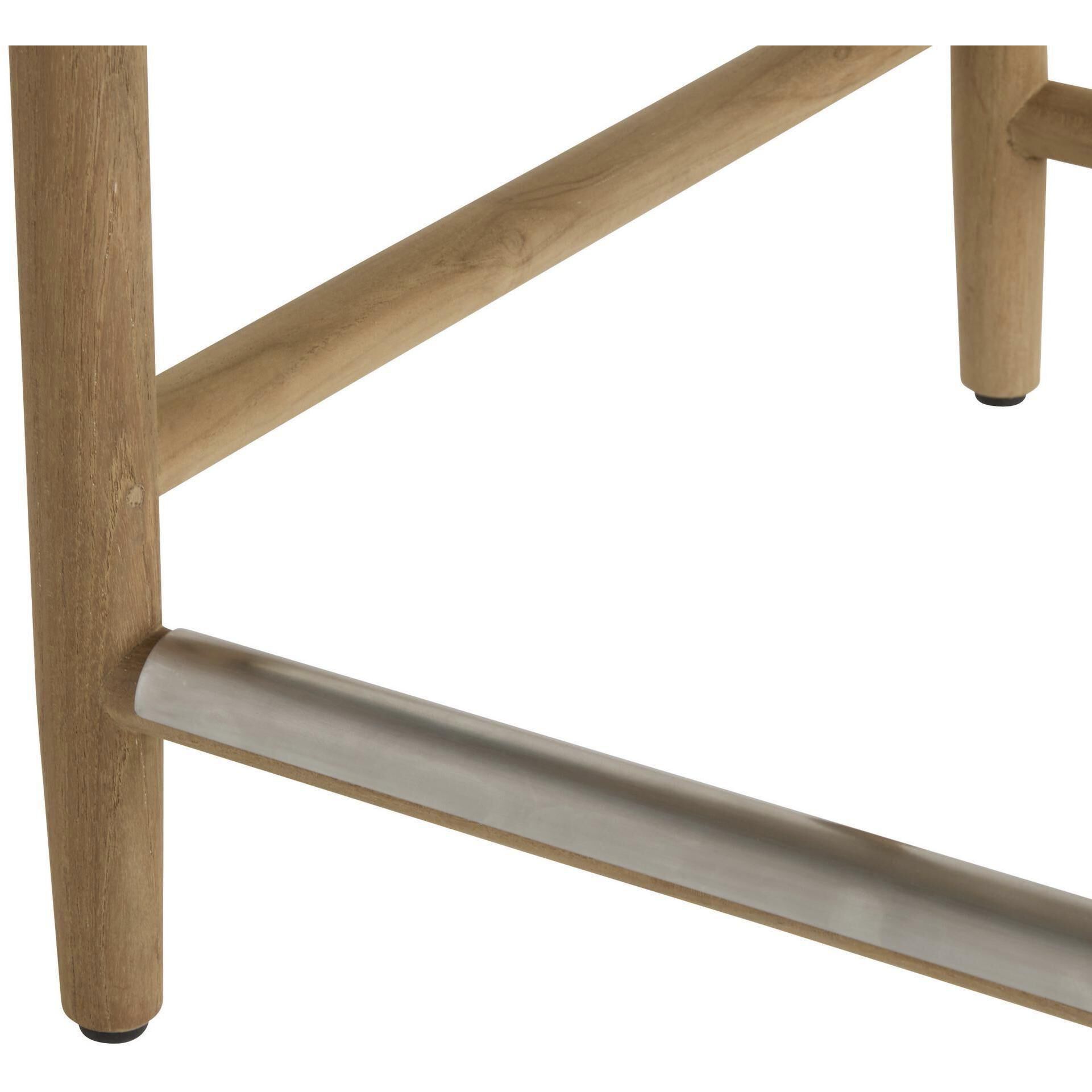 Chilton 36 inch Pearl and Dark Blonde with Natural Outdoor Counter Stool