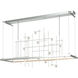 Spring LED 53.4 inch Vintage Platinum Pendant Ceiling Light, Standard Pipe