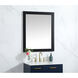 Aqua 36 X 30 inch Black Vanity Mirror