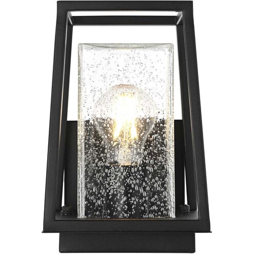 Lehigh 1 Light 9.5 inch Black Outdoor Wall Sconce