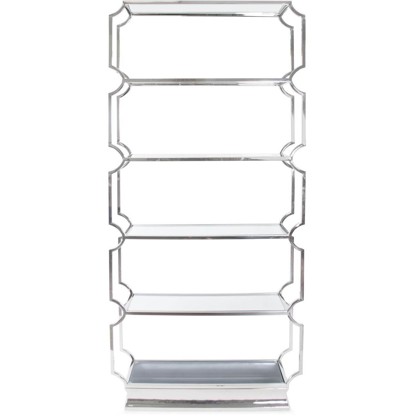 Scola 90.5 X 43.5 inch Silver Etagere