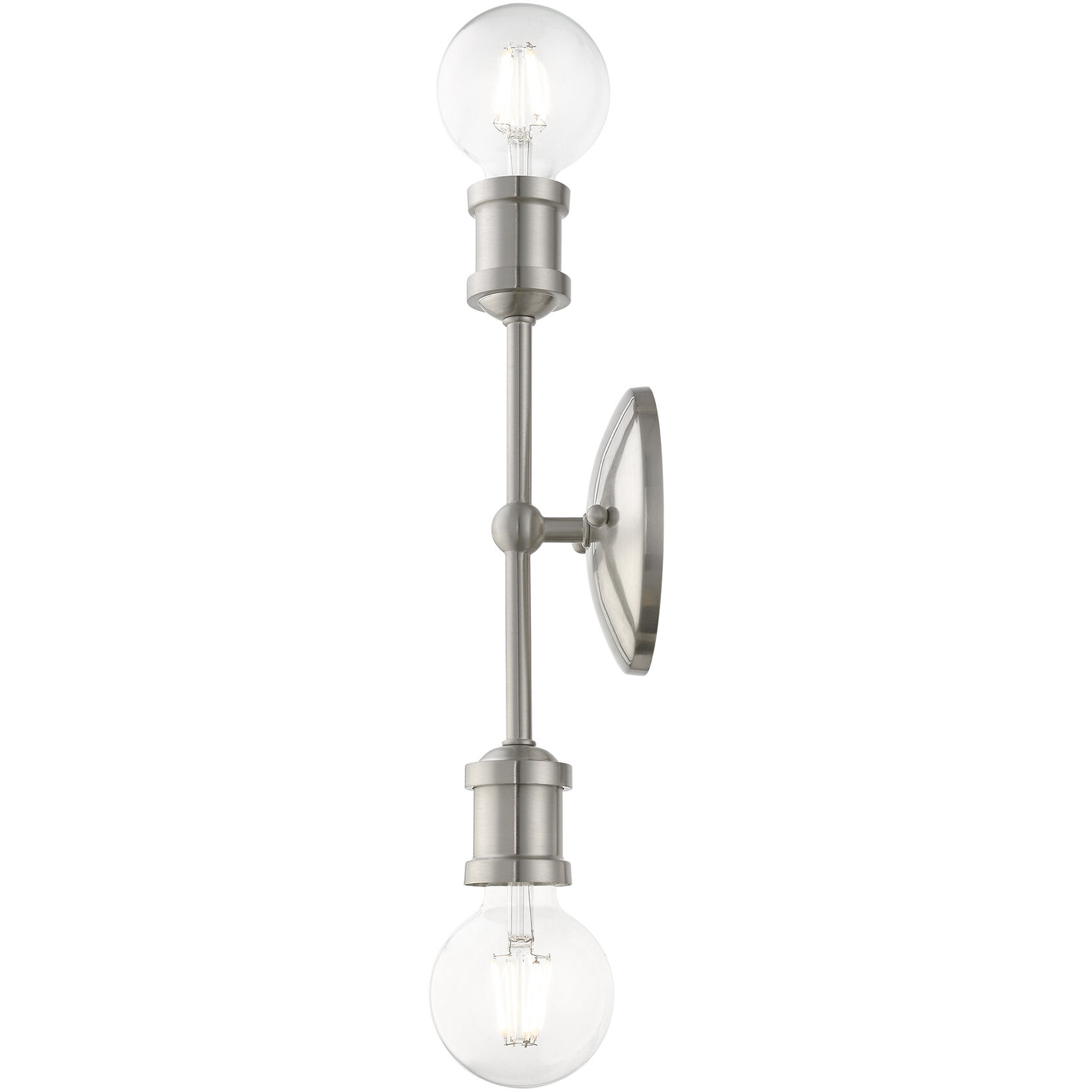Lansdale 2 Light 5 inch Brushed Nickel Vanity Sconce Wall Light