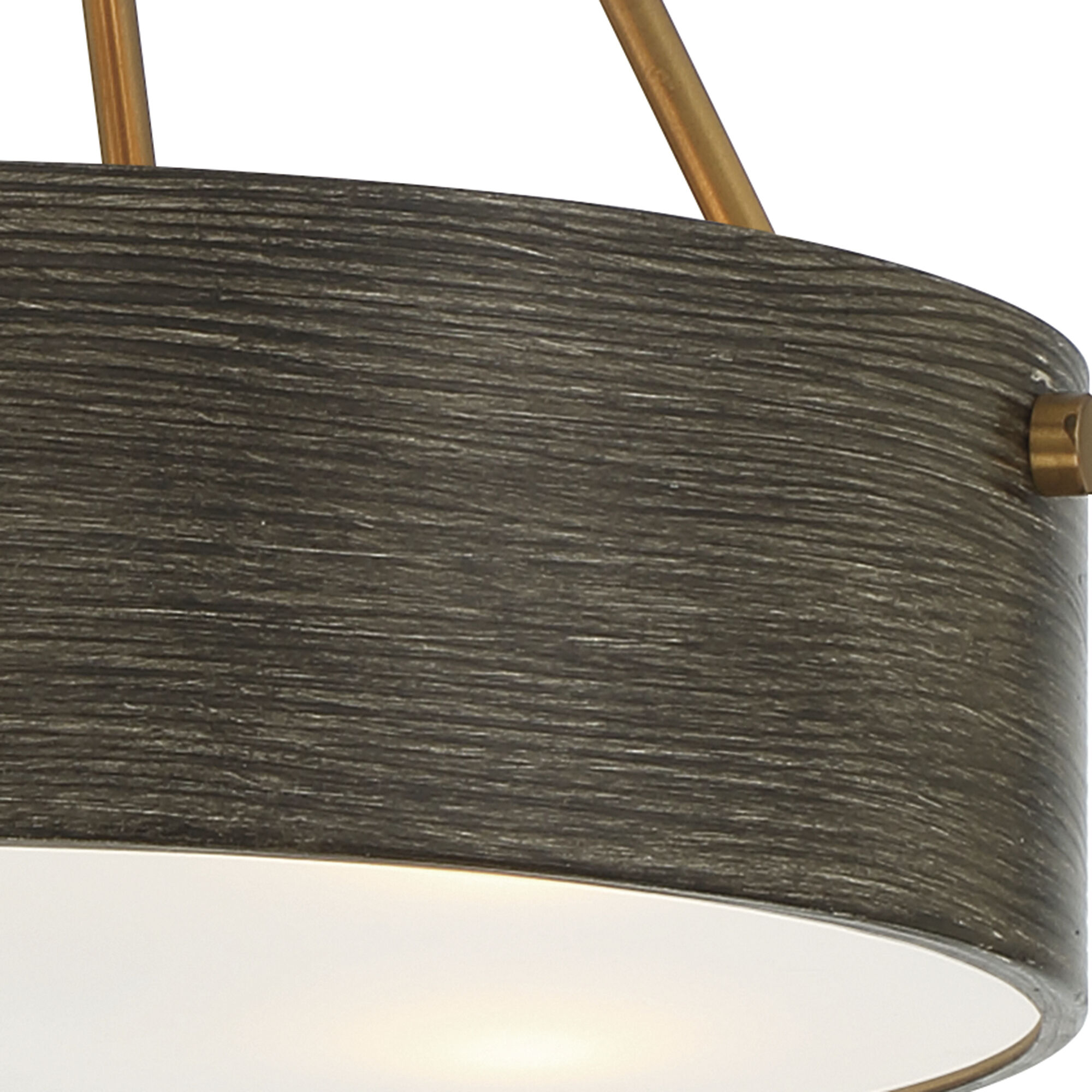 Erba 3 Light 16 inch Old Satin Brass Pendant Ceiling Light