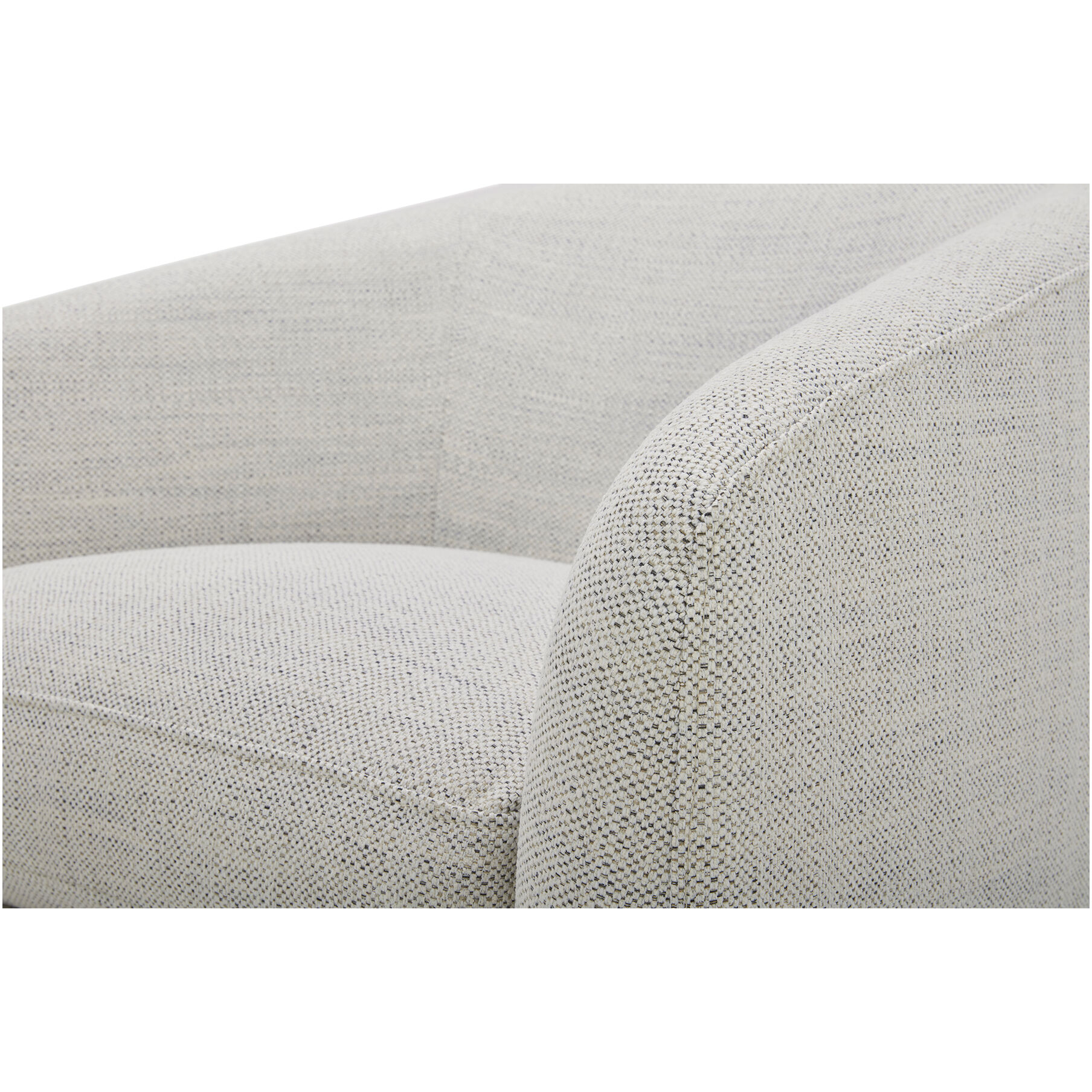 Oscy White Swivel Chair