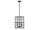 Oakhill 3 Light 13 inch Provincial Wood with Ebony Foyer Ceiling Light