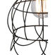 Wire 1 Light 6 inch Oil Rubbed Bronze Mini Pendant Ceiling Light, H-Bar