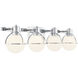 Pierce 4 Light 32 inch Chrome Bathroom Vanity Light Wall Light