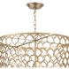 Cabana 5 Light 23 inch Natural Brass Chandelier Ceiling Light