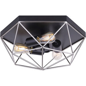 Madison 3 Light 15.00 inch Flush Mount