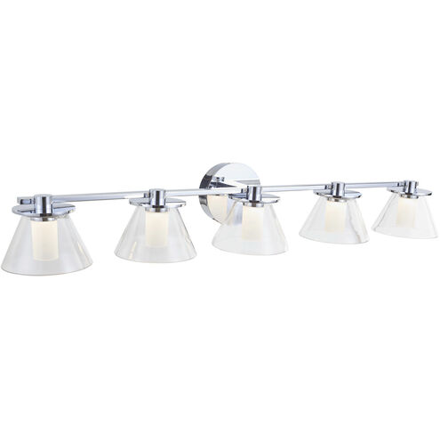 Cone LED 38 inch Chrome Bath Vanity Light Wall Light