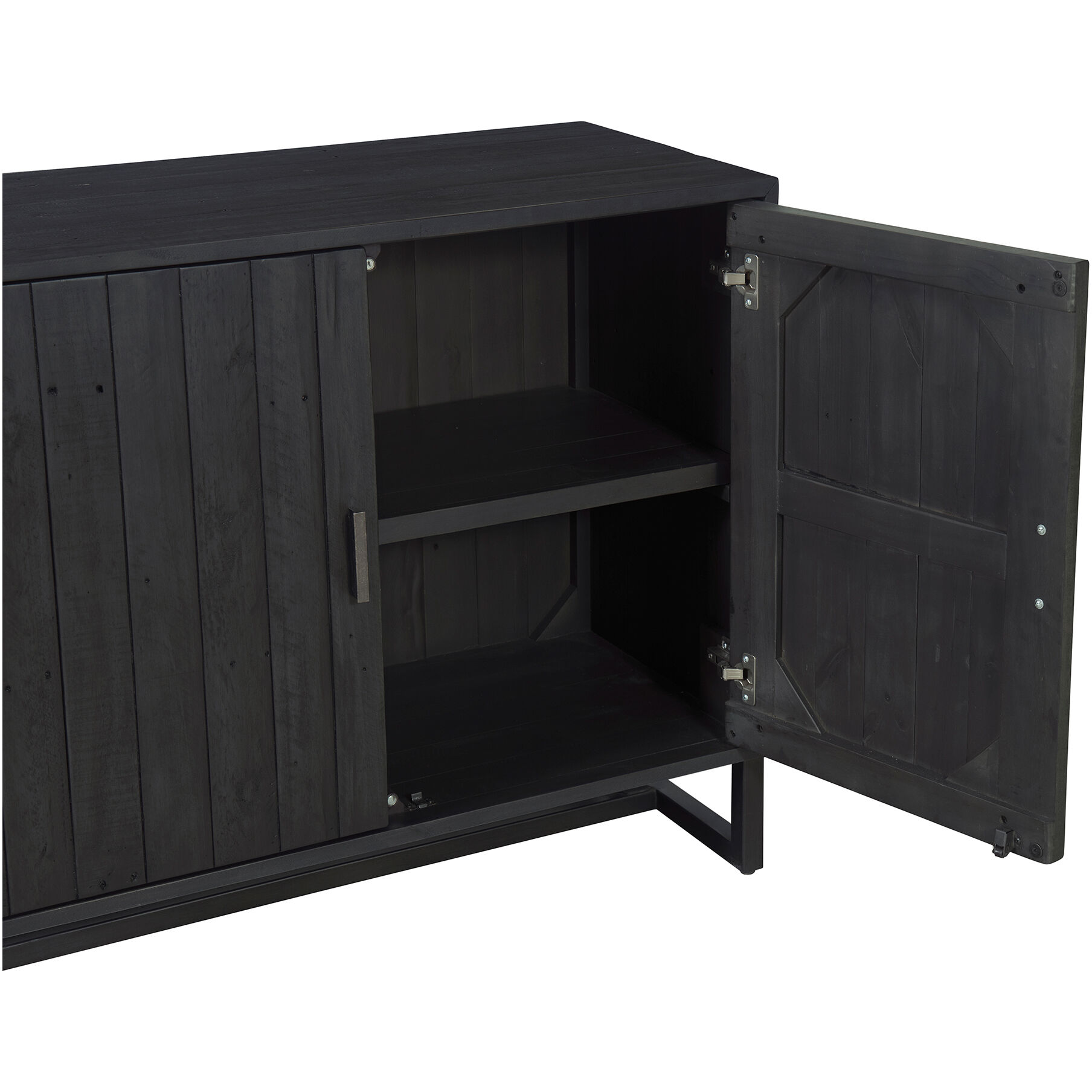 Sierra Black Cabinet, 2 Door