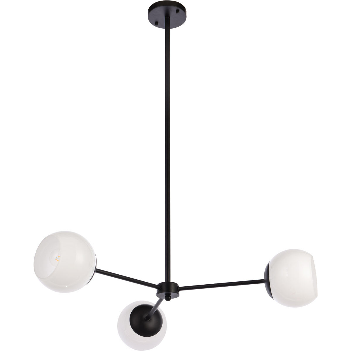 Briggs 3 Light 32 inch Black Pendant Ceiling Light