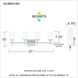 Wilburn LED 31 inch Brushed Nickel Bath Light Wall Light