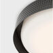 Kelly Wearstler Precision LED 18 inch Bronze Round Flush Mount Ceiling Light