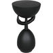Africa 25 X 14 inch Matte Black Side Table