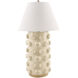 Vage 33.5 inch 150 watt Glazed and Electroplated Accent Table Lamp Portable Light