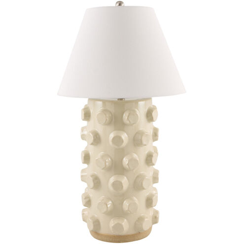 Vage 33.5 inch 150 watt Glazed and Electroplated Accent Table Lamp Portable Light