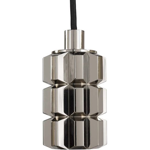 Clive 1 Light 3 inch Polished Nickel Pendant Ceiling Light