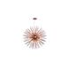 Canada 9 Light 28 inch Red Chandelier Ceiling Light