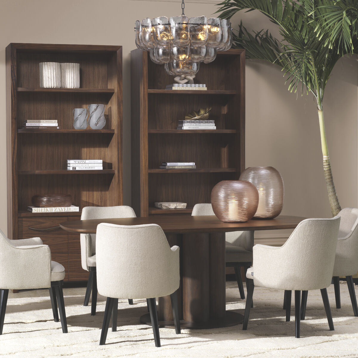 Gustave 13 Light 29.53 inch Smoke Glass Chandelier Ceiling Light