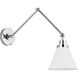 C&M by Chapman & Myers Wellfleet 1 Light 7.25 inch Swing Arm Light/Wall Lamp
