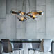 Graffiti 5 Light 50.1 inch Dark Smoke Pendant Ceiling Light