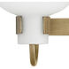 Sylvie 3 Light 24 inch Heritage Brass Bath Light Wall Light