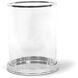 Adria 12 X 9.75 inch Hurricane in Polished Nickel, Medium