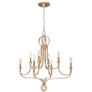 Garland 8 Light 28 inch Distressed Twilight Chandelier Ceiling Light